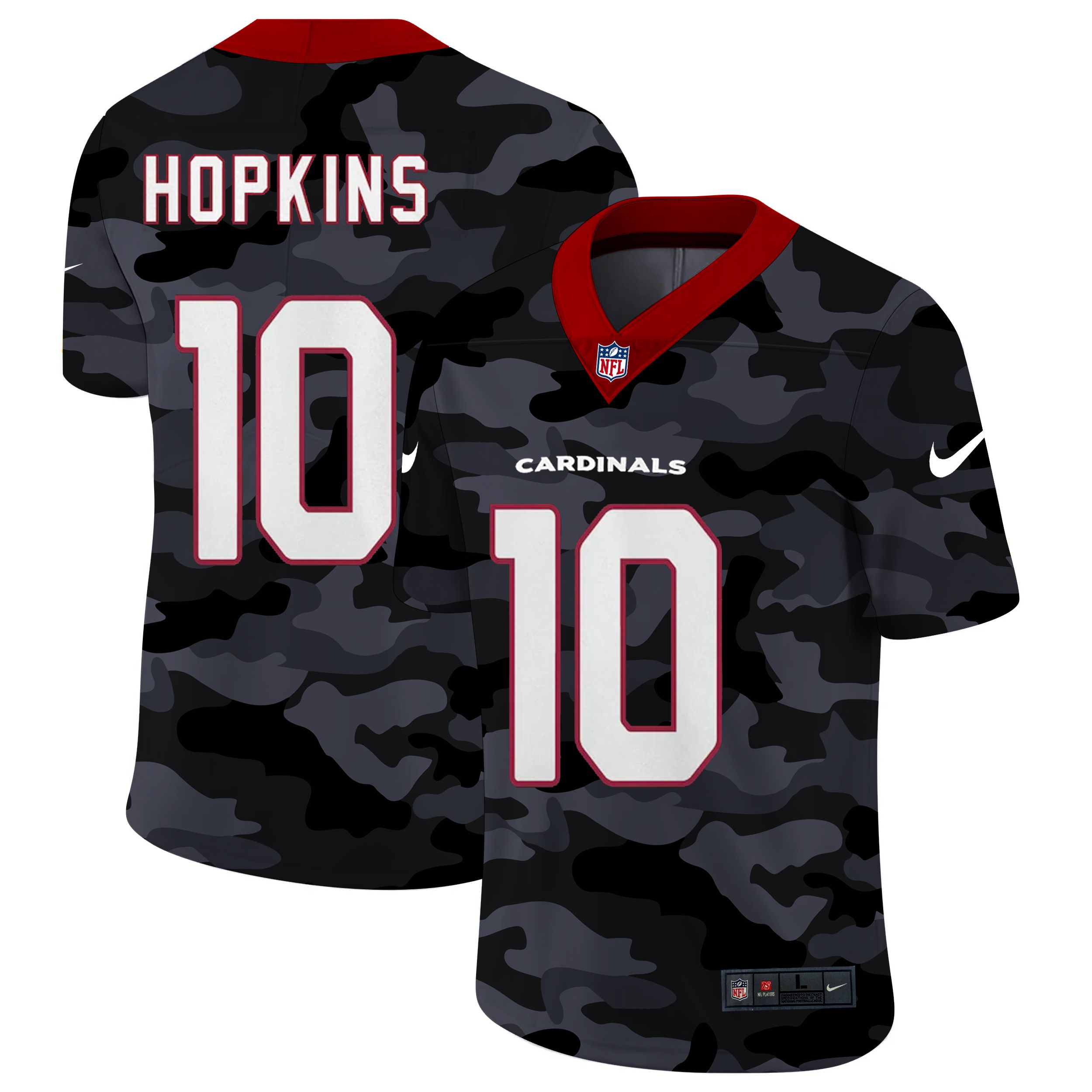 Men Arizona Cardinals #10 Hopkins 2020 Nike Camo Salute to Service Limited NFL Jerseys->arizona cardinals->NFL Jersey